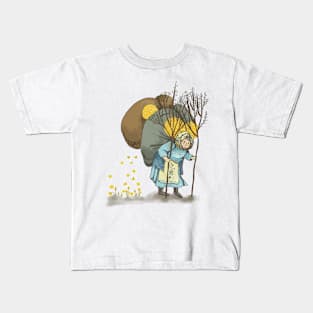 Ethnic Season Cycle. Spring. Kids T-Shirt